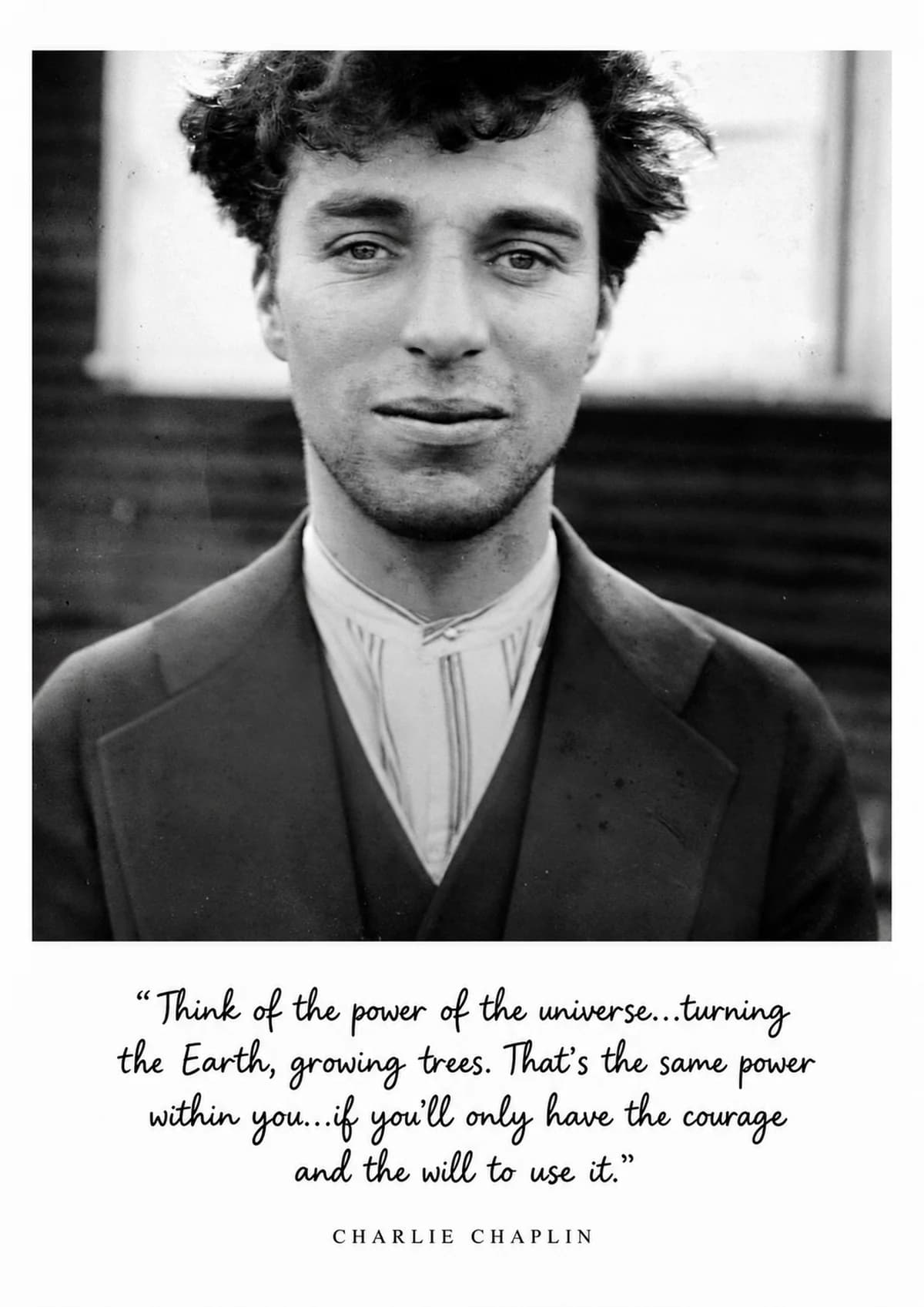 Quadro decorativo Charlie Chaplin