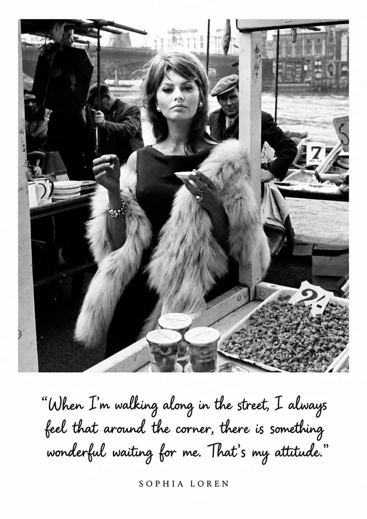 Quadro decorativo Sophia Loren