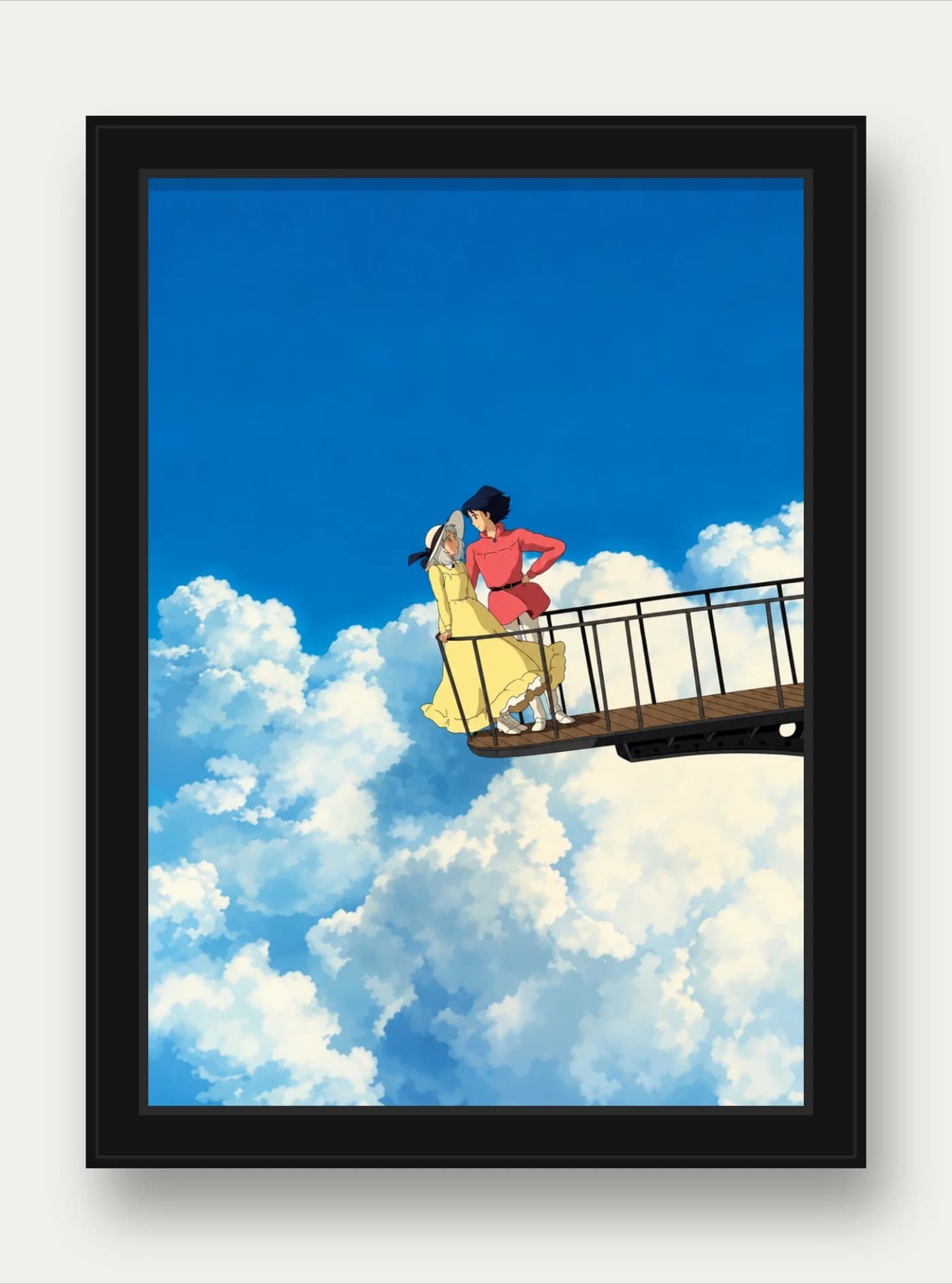 Quadro decorativo Howl's Moving Castle - Nuvens