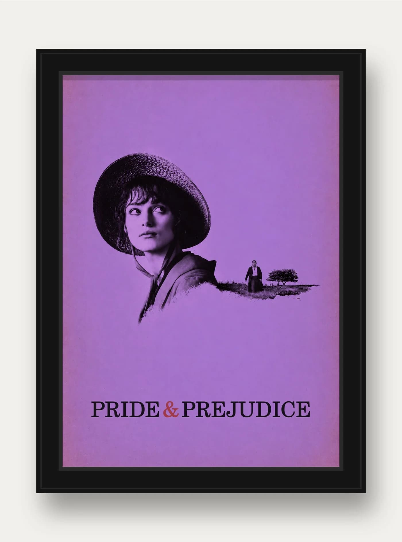 Quadro decorativo Pride Prejudice Lilas