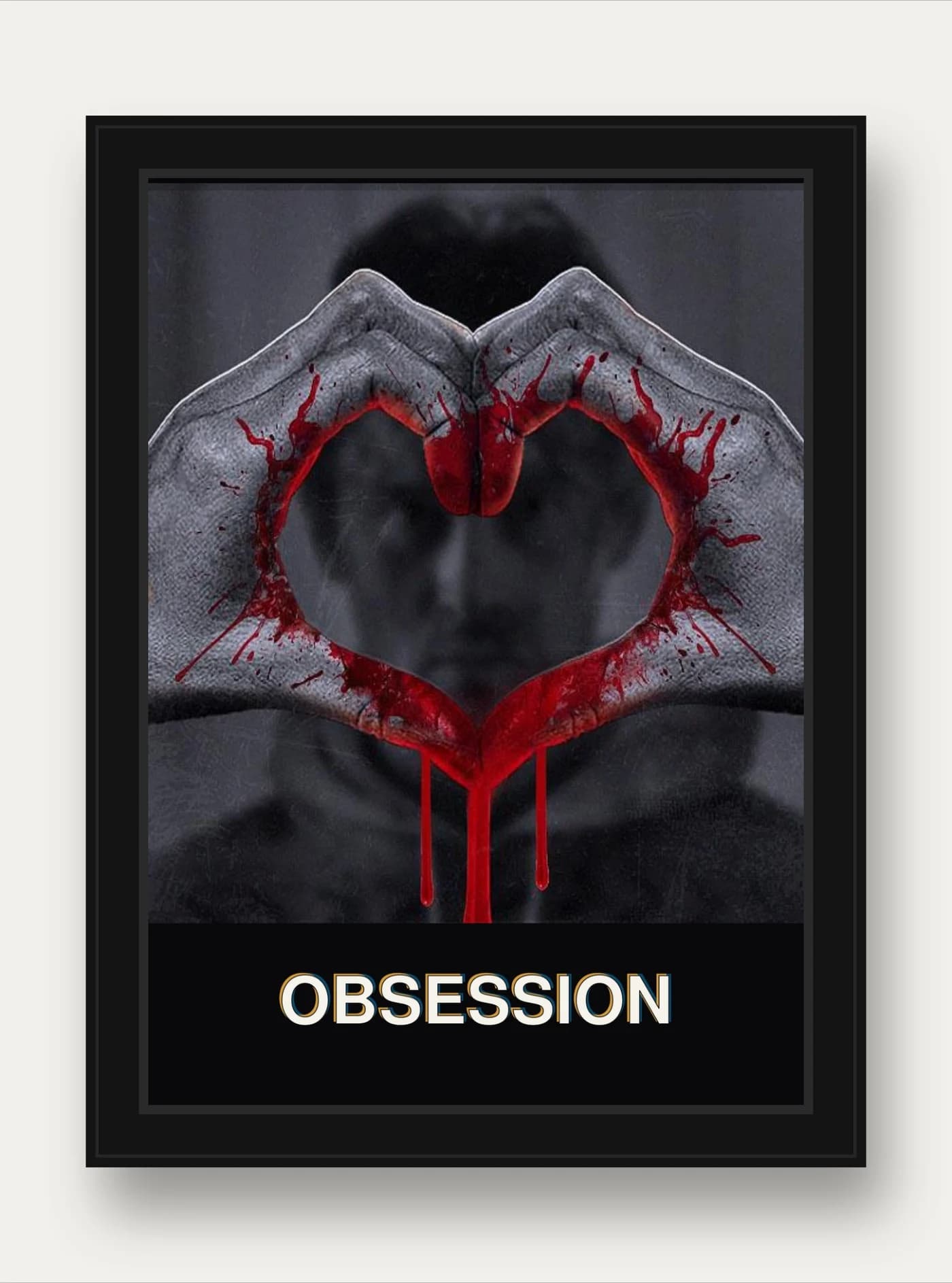 Quadro decorativo Obsession Maos