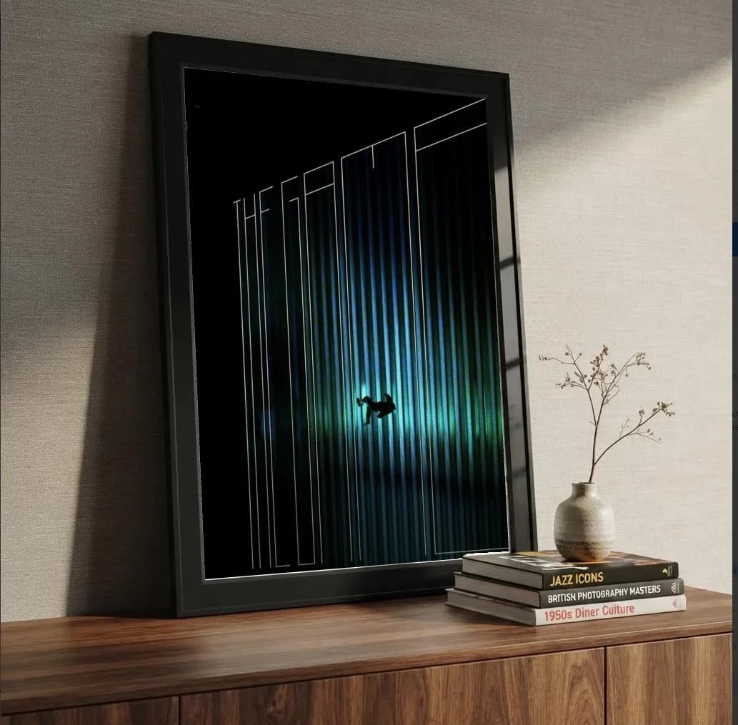 Quadro decorativo The Game na estante