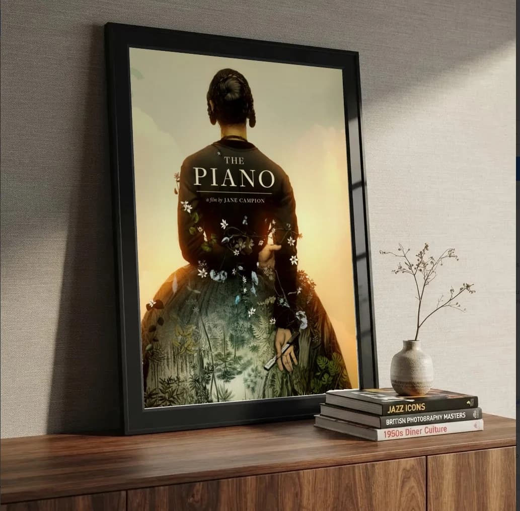 Quadro decorativo The Piano na estante