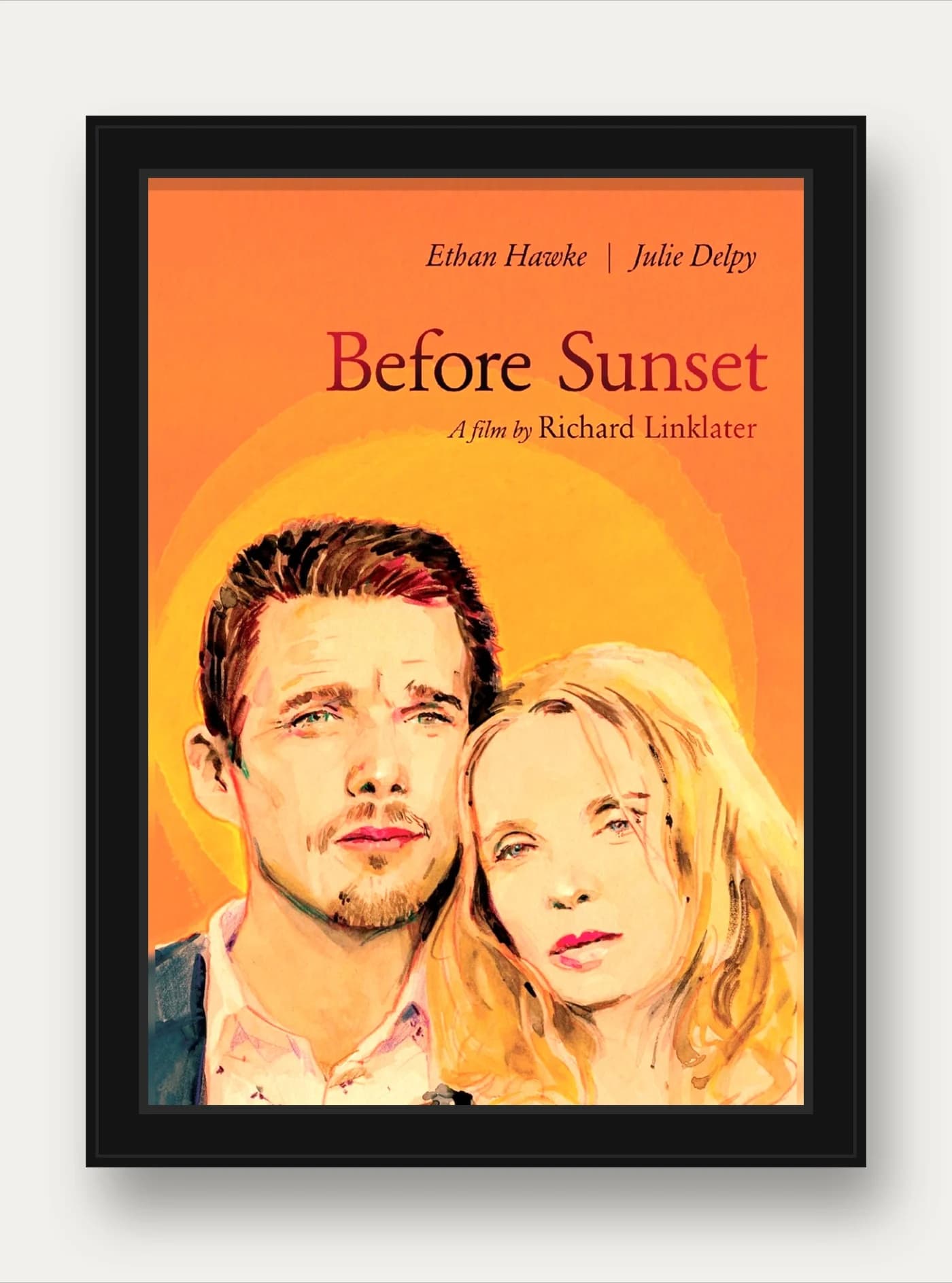 Quadro decorativo Before Sunset Illustrated