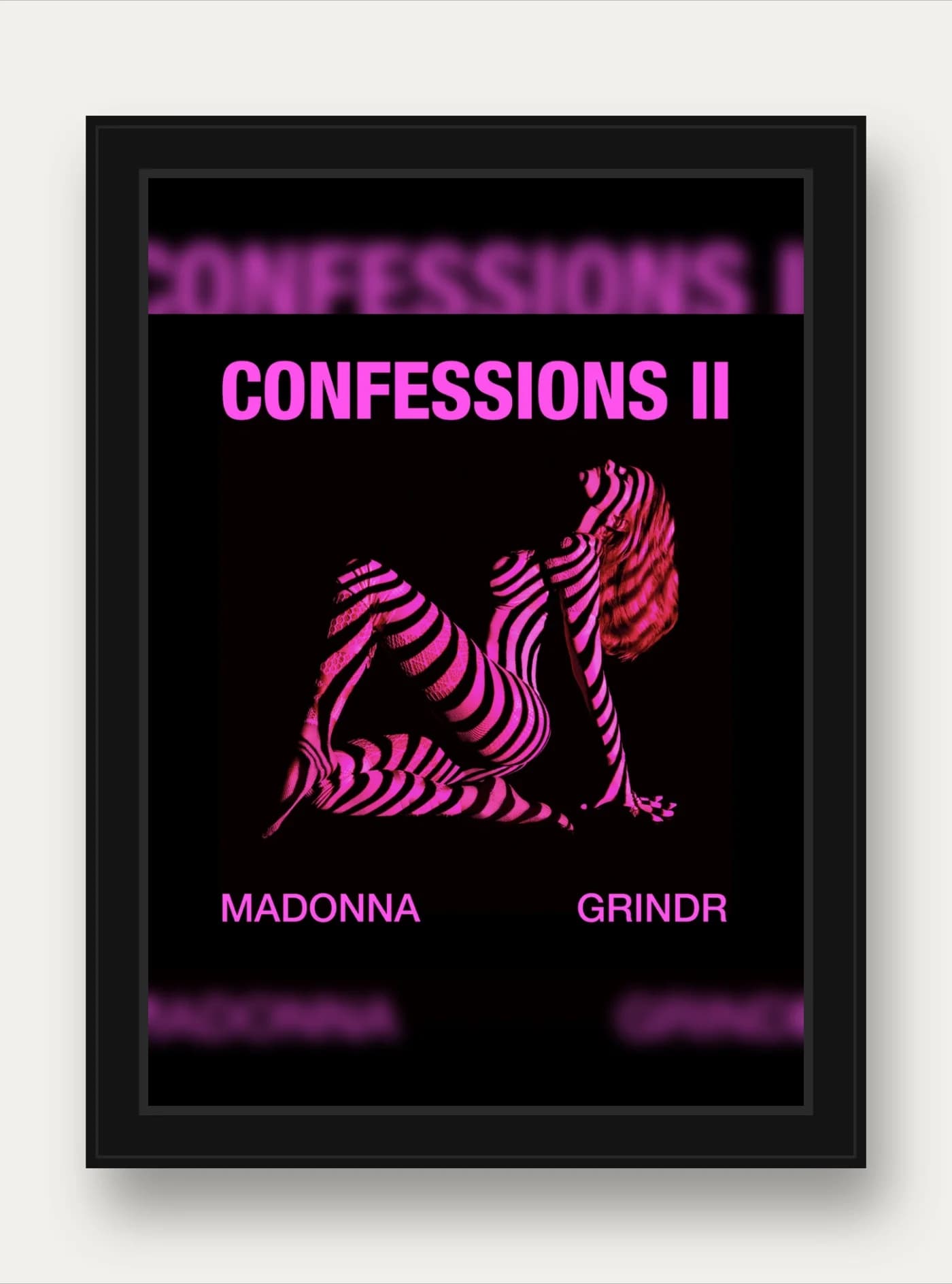 Quadro decorativo Confessions Ii Black