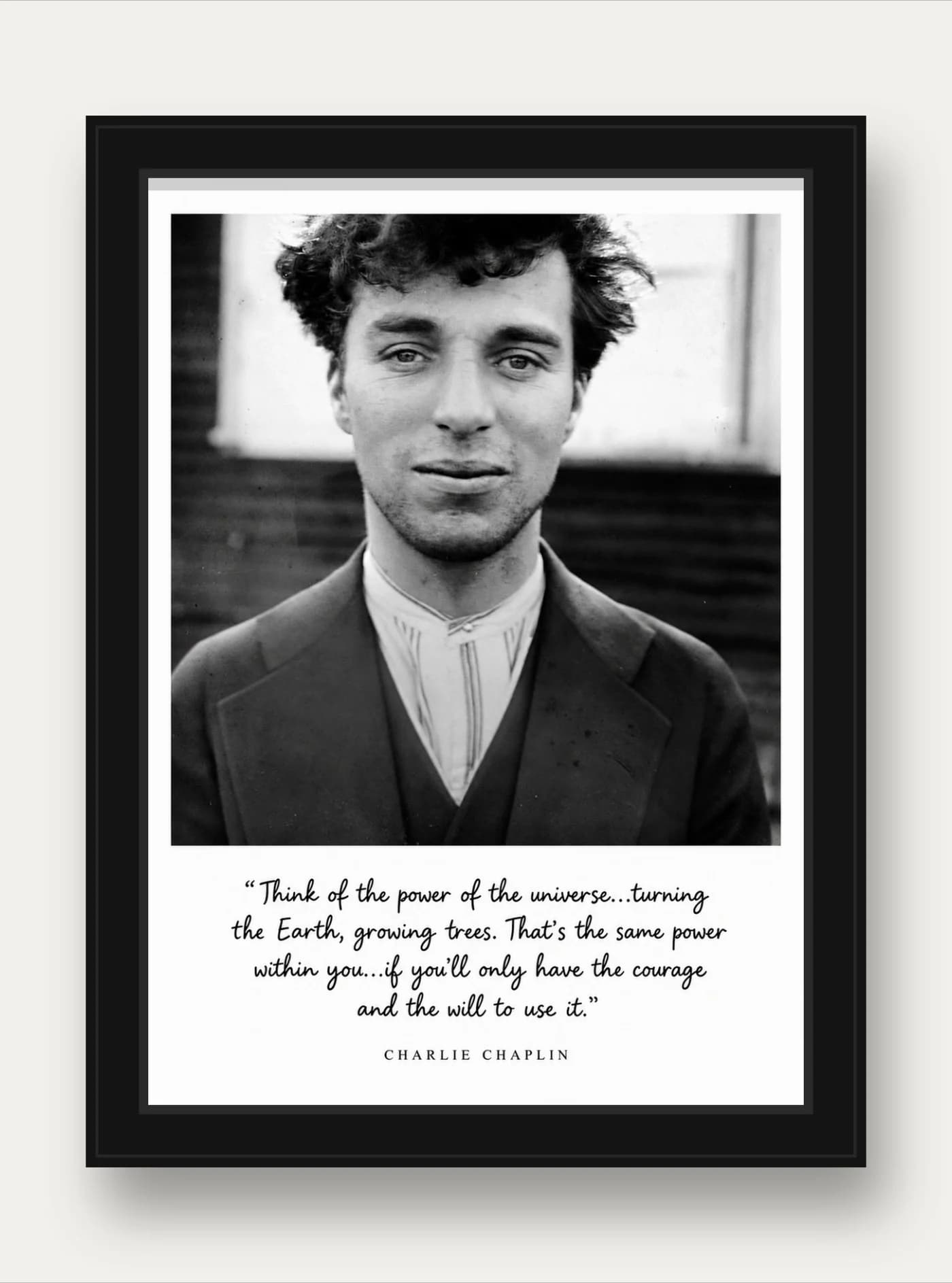 Quadro decorativo Charlie Chaplin
