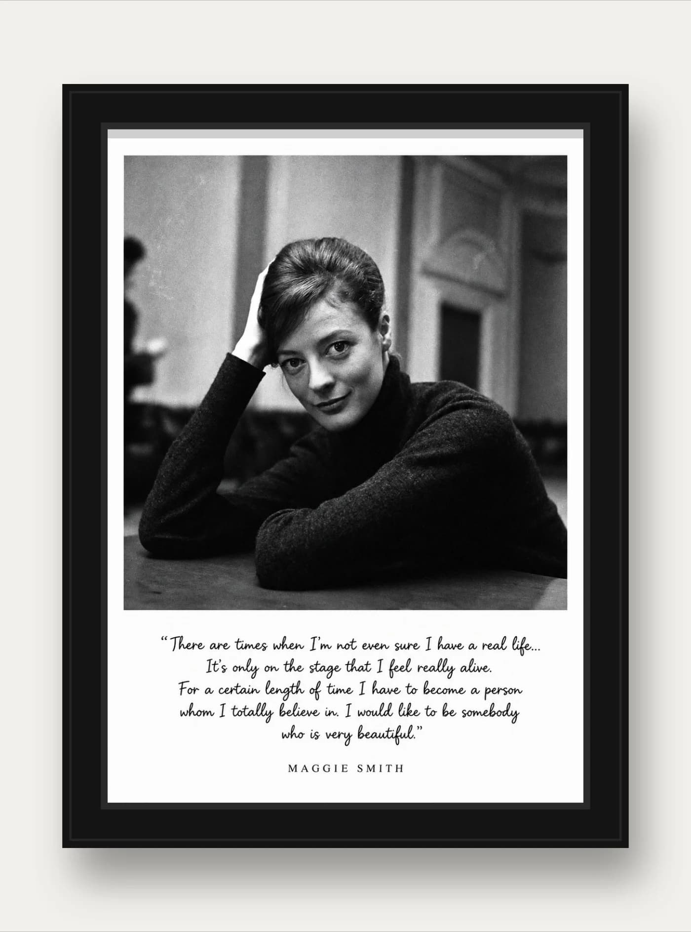 Quadro decorativo Maggie Smith