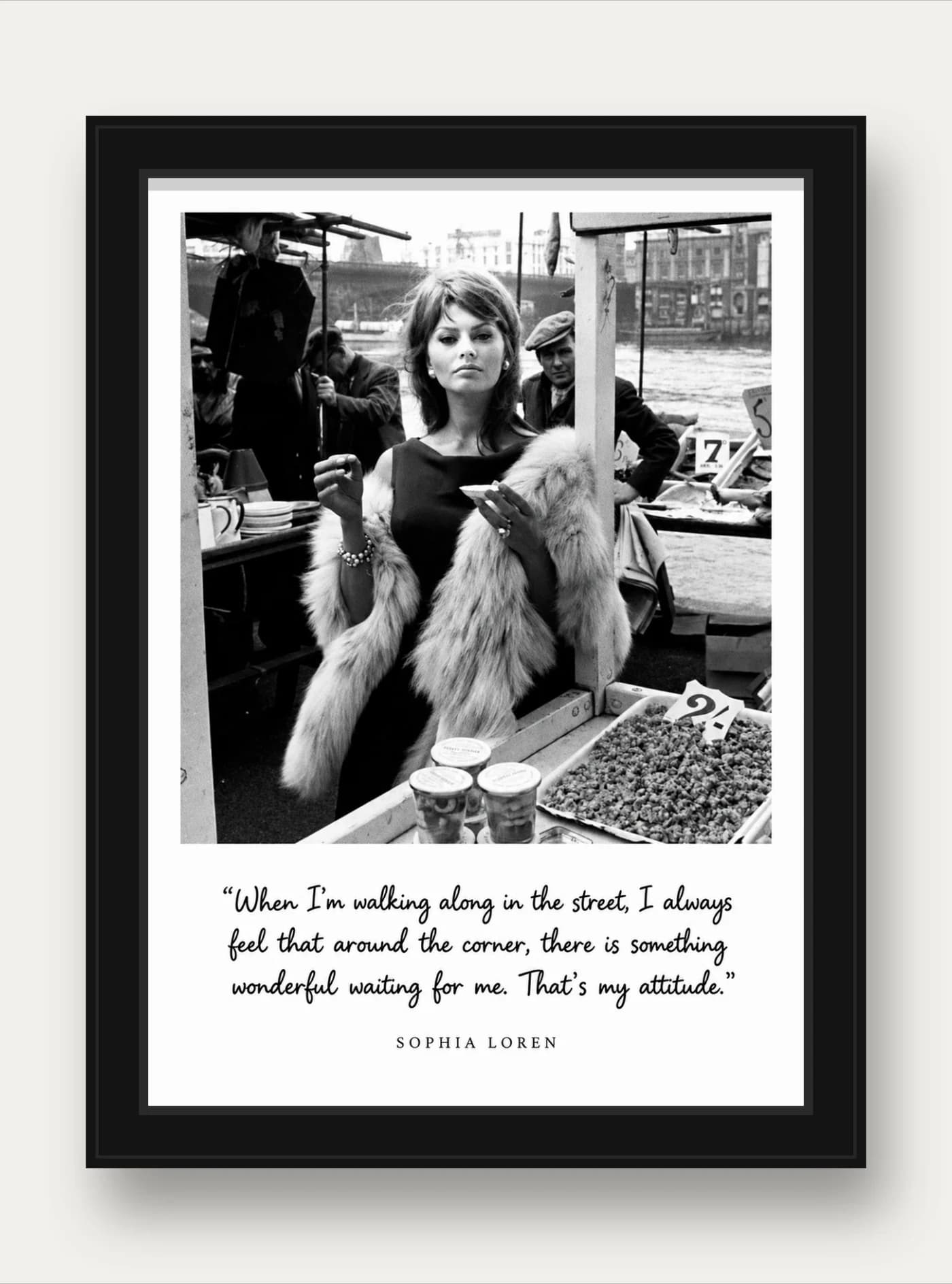 Quadro decorativo Sophia Loren