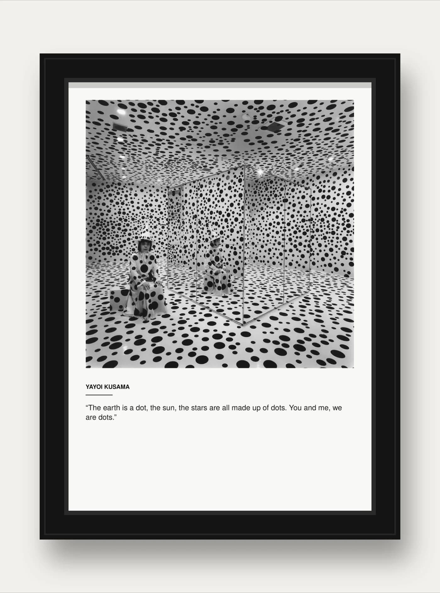 Quadro decorativo Yayoi Kusama