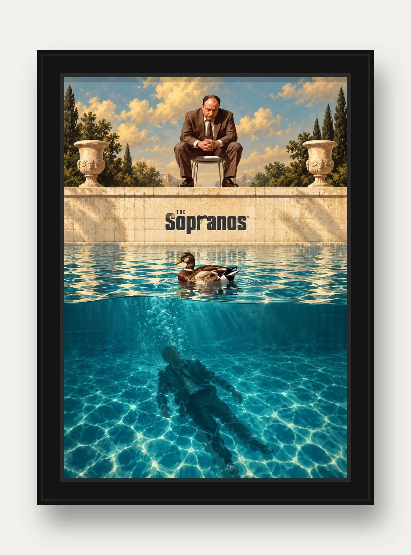 Quadro decorativo The Sopranos - Piscina